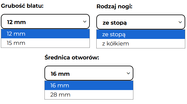 Wybór parametrów stołu spawalniczego